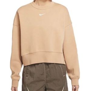 Nike Women’s Cropped Oversized Crewneck Sweater